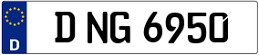 Truck License Plate